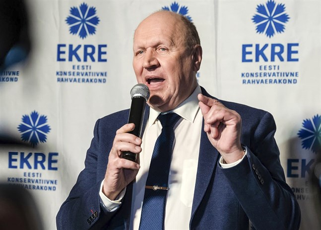 Estlands nationalistiske inrikesminister Mart Helme tycker att landets homosexuella kan "sticka till Sverige". Arkivbild.