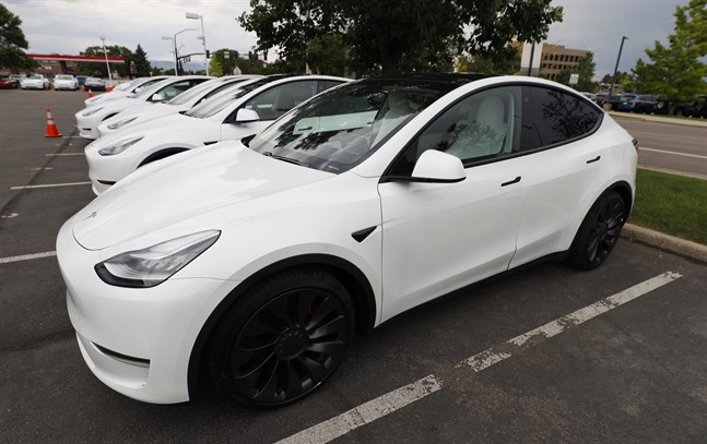 Teslas delårsrapport för det tredje kvartalet slog förväntningarna. Arkivbild.