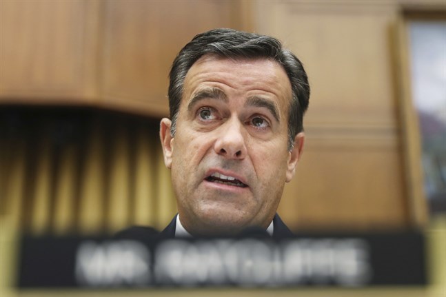 John Ratcliffe, chef för USA:s nationella underrättelsetjänst. Arkivbild.