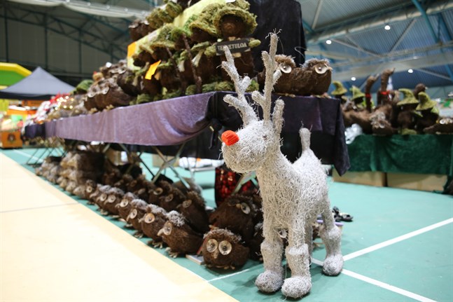 Arkivbild från julmarknaden i Botniahallen 2017.