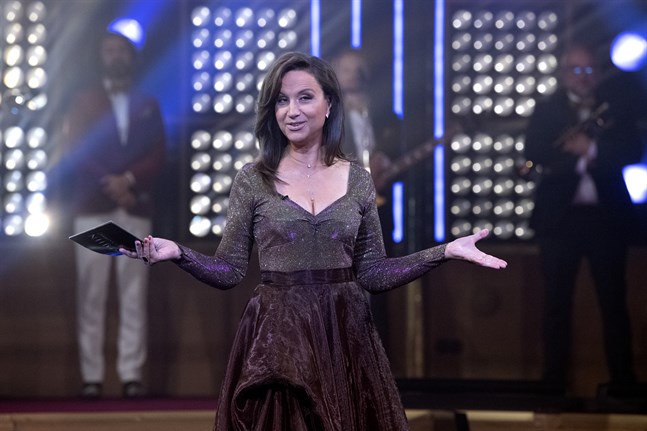 Petra Mede. Arkivbild.