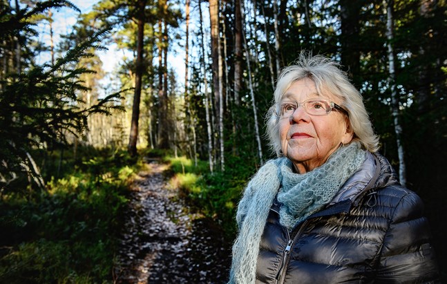 Gurli Lindén har använt sina livserfarenheter som material i sitt författarskap.