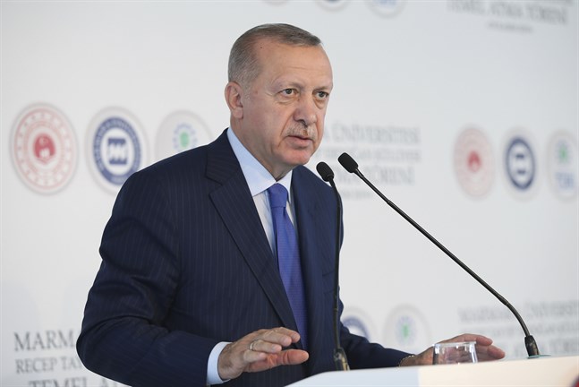 Turkiets president Recep Tayyip Erdogan. Arkivbild.