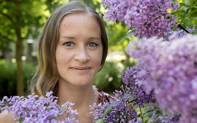 Stina Jackson är en av fem som nominerats till Årets bästa kriminalroman, för romanen "Ödesmark".