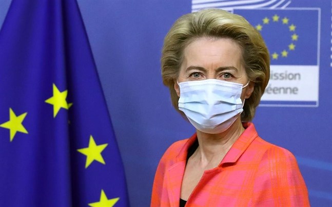 EU-kommissionens ordförande Ursula von der Leyen.