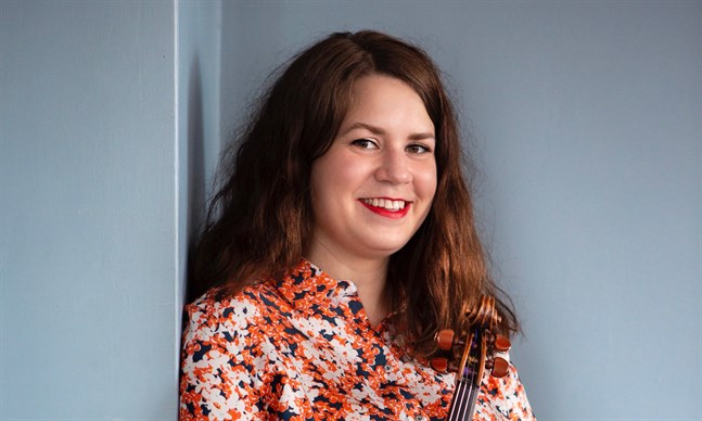 Reetta Kataja är violinist i Kokkola-kvartetten.