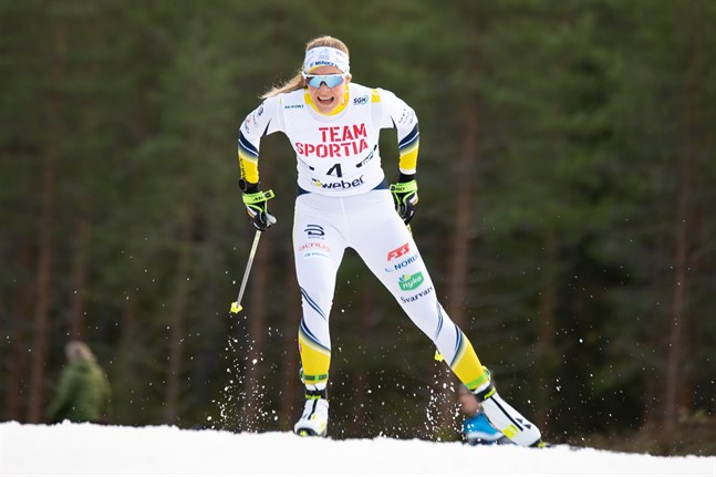Julia Häger gick bäst av FSS:arna i förmiddagens kval på lördag.