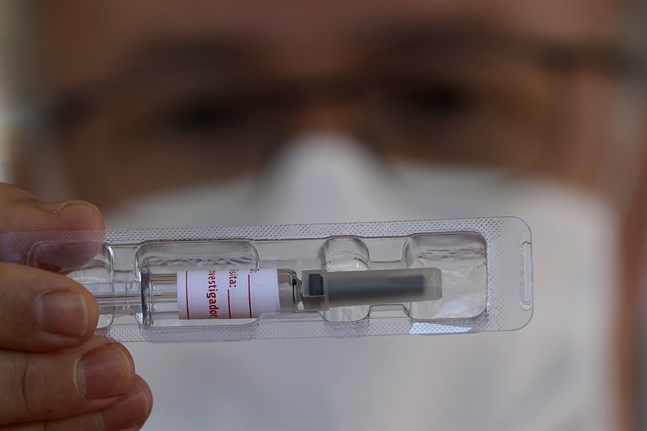 Försök med det kinesiska vaccinet Sinovac stoppas i Brasilien. Arkivbild.