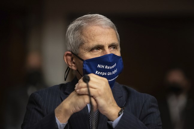 USA:s ledande smittskyddsexpert Anthony Fauci. Arkivbild.