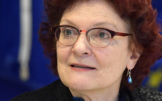 Andrea Ammon, generaldirektör för EU:s smittskyddsmyndighet ECDC, under onsdagens seminarium om hur coronavirusutbrottet påverkar Europa.