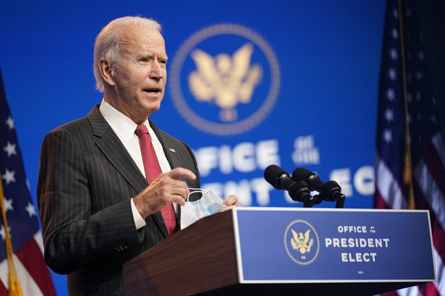 USA:s tillträdande president Joe Biden.