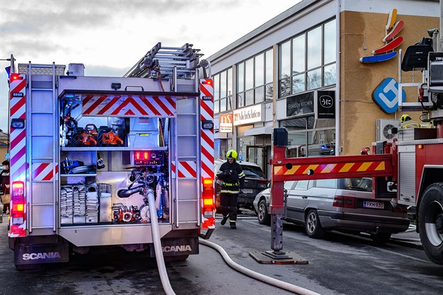 Omfattande rökskador uppstod vid Saigon Kitchen på Storgatan 8 i Jakobstad den 20 november 2020.