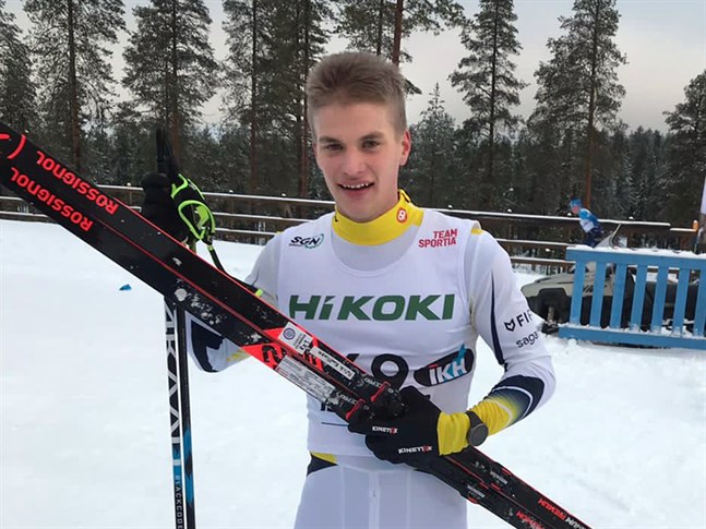 Patrik Kuuttinen kom i mål som 53:e man i herrklassen i Taivalkoski.