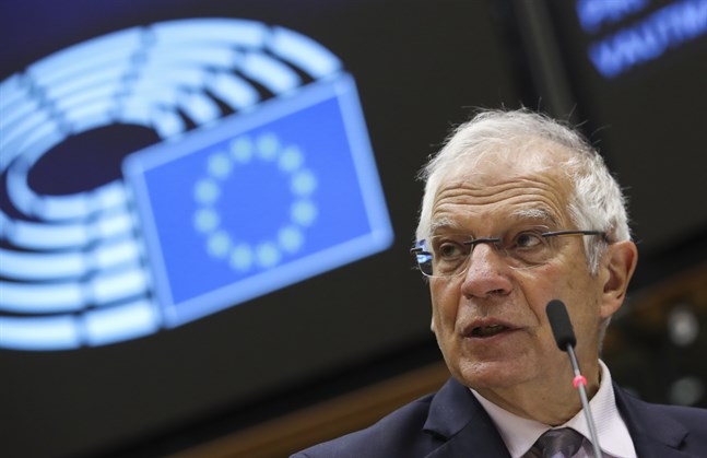 EU:s utrikeschef, spanjoren Josep Borrell. Arkivbild.