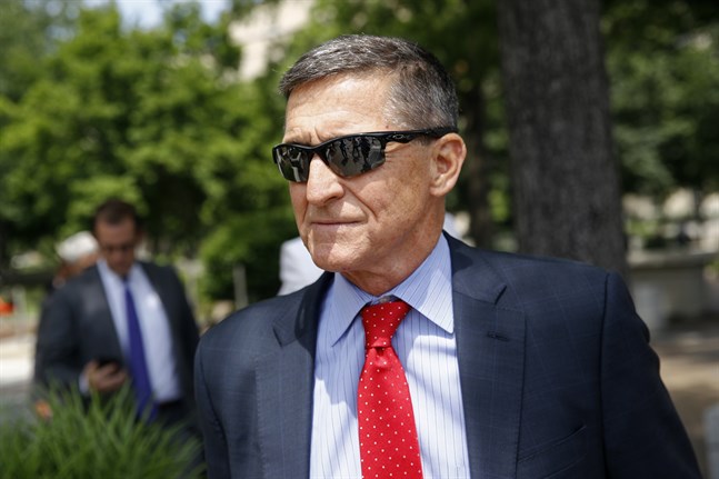 President Donald Trumps tidigare säkerhetsrådgivare Michael Flynn. Arkivbild.