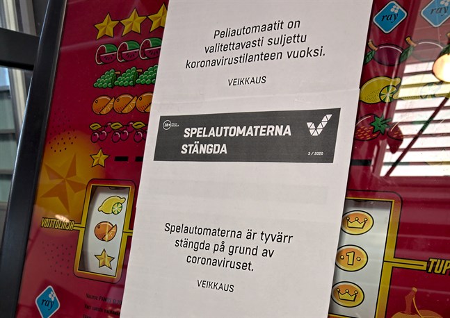 Veikkaus har omedelbart inlett stängningsprocessen i coronadrabbde områden.