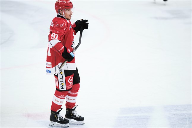 Janne Keränen har spelat sju säsonger för Lukko. På tisdagskvällen gjorde han två mål på sitt gamla lag.