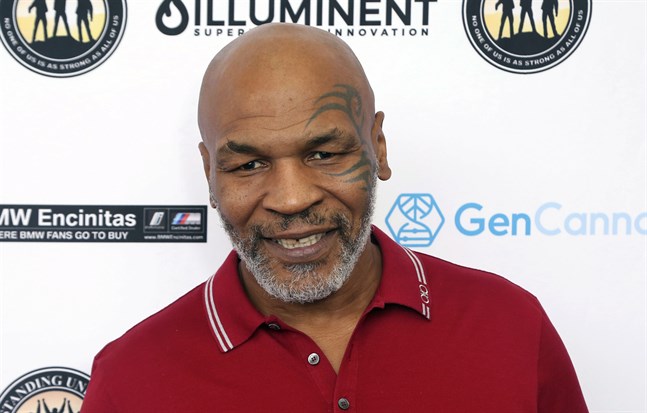 Mike Tyson, bilden är från i fjol.