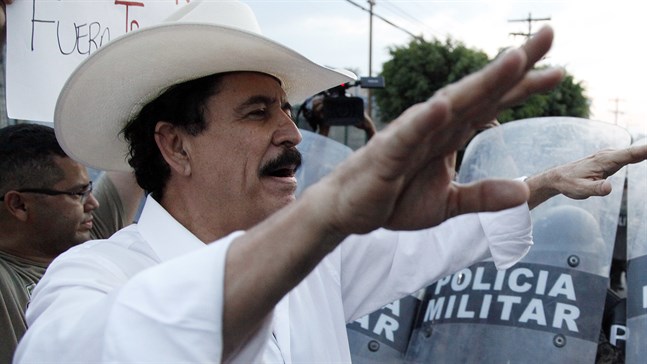 Honduras tidigare president Manuel Zelaya. Arkivbild.