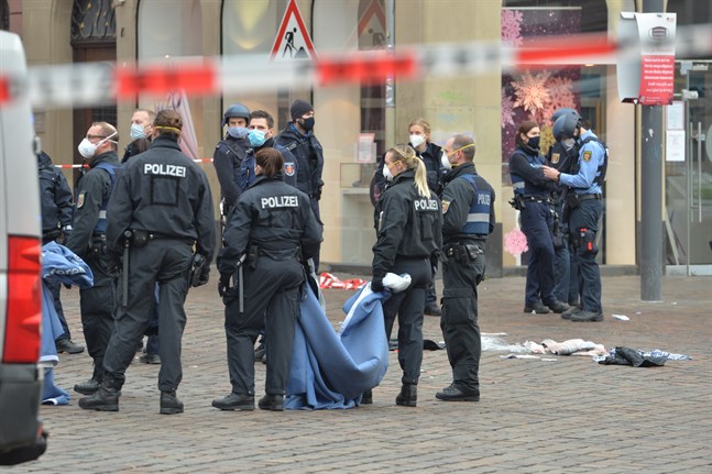 Polis i Trier där händelsen ägde rum.