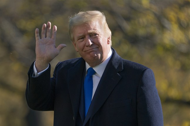 Donald Trump öppnar för en comeback i valet 2024. Arkivbild.