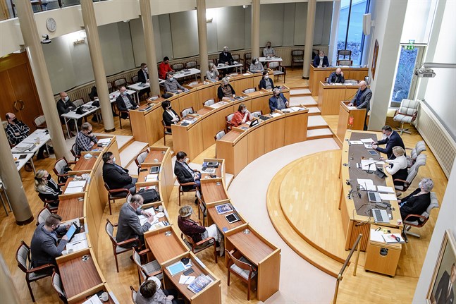 Christian Backlund har haft många talturer i Pedersörefullmäktige under åren som gått. På budgetmötet i december var det ett inlägg om vindkraft som väckte debatt.