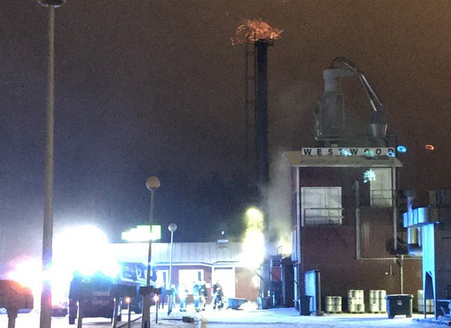 En soteld uppkom vid Westwood i Nykarleby på tisdagseftermiddagen.