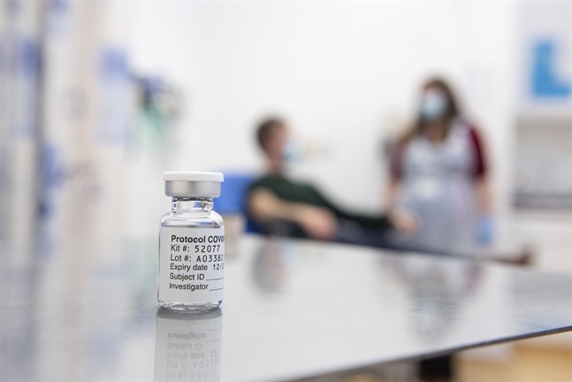 Två miljoner britter kommer under de kommande veckorna att vaccineras mot covid-19. Arkivbild.