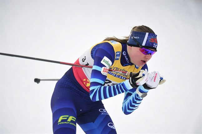 Johanna Matintalo gjorde karriärens vassaste världscuplopp i Val di Fiemme.