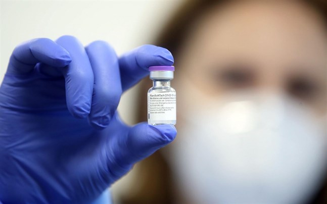 Vaccineringen med Pfizer-Biontechs covid-19-vaccin pågår just nu.
