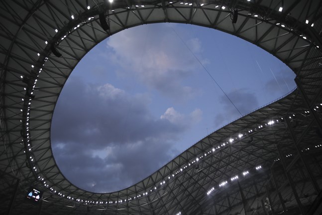 Delar av Marseilles arena Stade Vélodrome kan upplåtas åt myndigheterna för vaccination mot coronaviruset. Arkivbild.