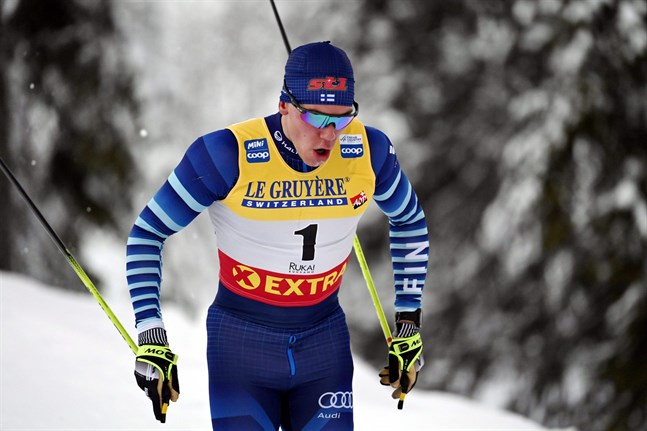 Markus Vuorela gjorde ett panglopp i italienska Val di Fiemme.