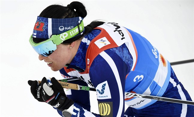 Krista Pärmäkoski gick ut som femma i dagens klassiska jaktstart över tio kilometer.