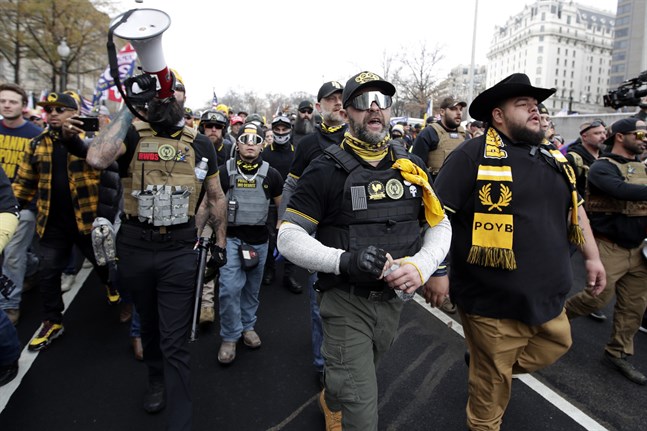 Trumpsupportrar demonstrerar i Washington DC i december i fjol. Nu väntas nya demonstrationer.