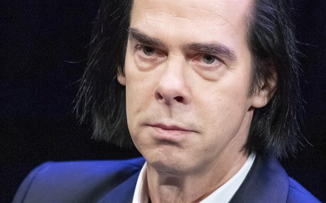 Nick Cave vid en presskonferens i Köpenhamn i höstas.