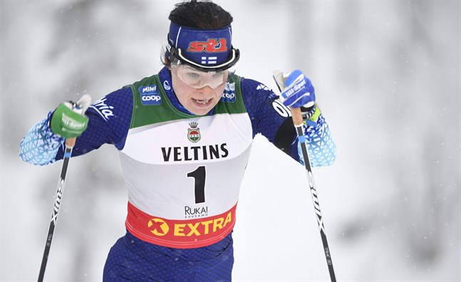 Krista Pärmäkoski tog sig ända till final.