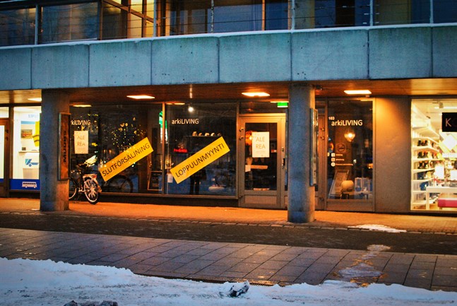 Snart står ännu en affärslokal i Vasa centrum tom.