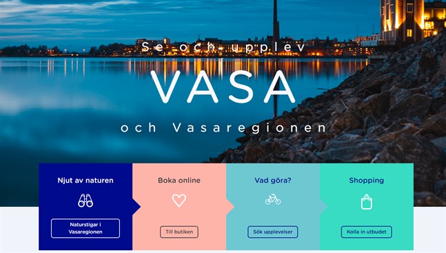 Visit Vasas webbsida vann en rad utmärkelser vid Finnish Web Awards.