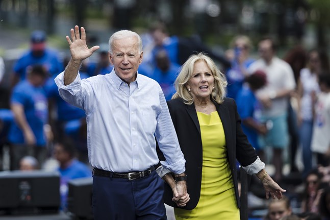 USA:s blivande presidentpar Joe och Jill Biden. Arkivbild.