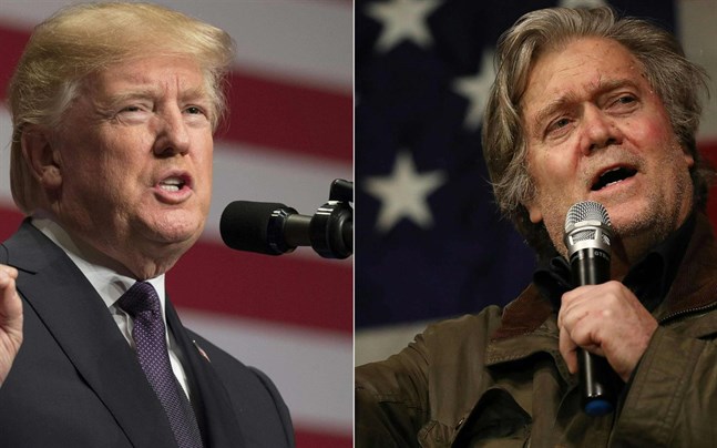 Donald Trump benådar sin tidigare chefsstrateg Steve Bannon.