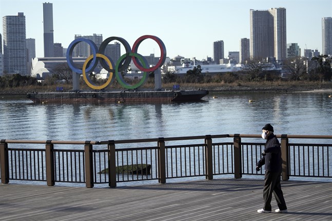De olympiska ringarna i Tokyo väntar fortfarande på sitt olympiska spel.