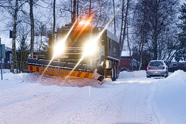 Alertes plogbil i Kivilös.
