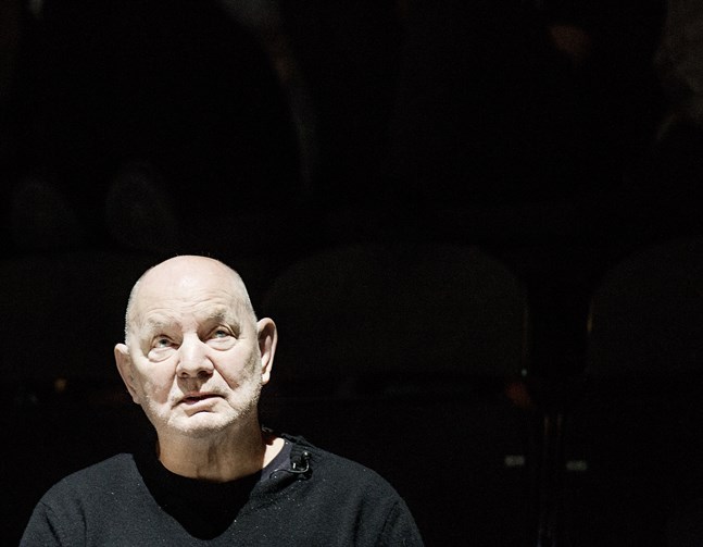 Lars Norén vid uppsättningen av "Stilla liv" på Elverket på Dramaten 2017. Arkivbild.