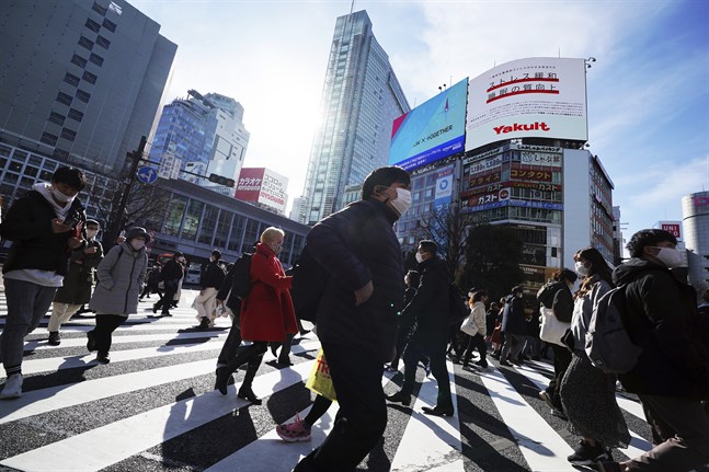 Tokyobörsen öppnade nedåt på tisdagen.