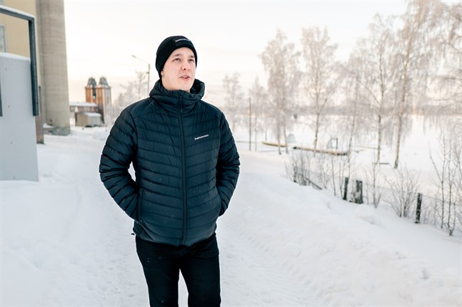 William Slotte studerar till byggingenjör på Novia i Vasa. Han ser positivt på att få studenthälsovård från SHVS.