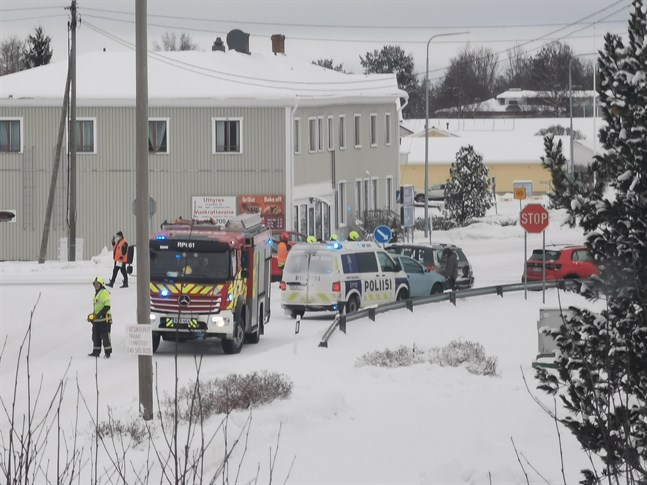 En trafikolycka inträffade i Vörå på söndagen.