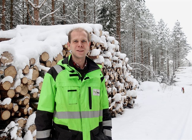 Patrik Käldström, skogsexpert på Metsä Group, säger att många gamla virkesaffärer kan slutföras i vinter om vädret håller i sig.