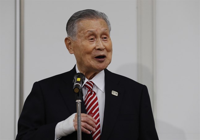 Yoshiro Mori avgår nu som ordförande i Tokyos OS-organisation.