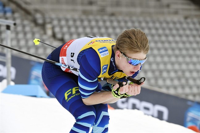 Remi Lindholm, som i klubbsammanhang representerar IF Minken, var bästa finländare i H23 i Vuokatti.