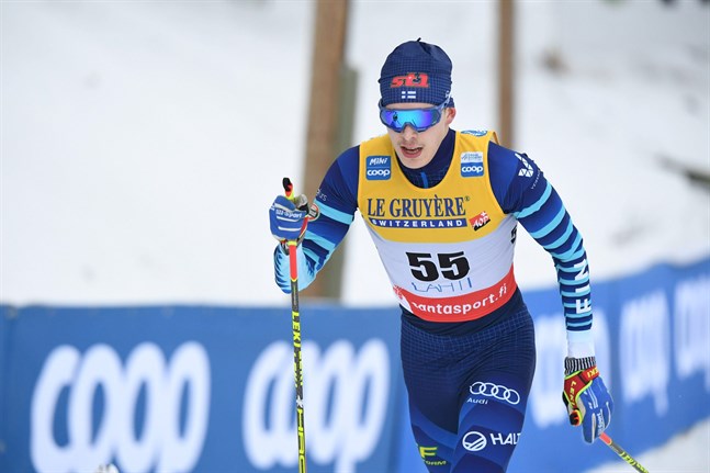 Alexander Ståhlberg var på hugget för andra dagen i rad i junior-VM.